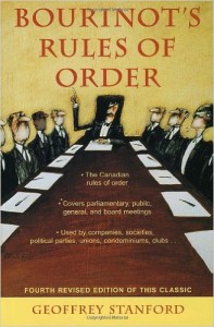Bourinot's Rules of Order Cover Page