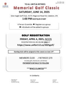 Memorial Golf Classic 2025
