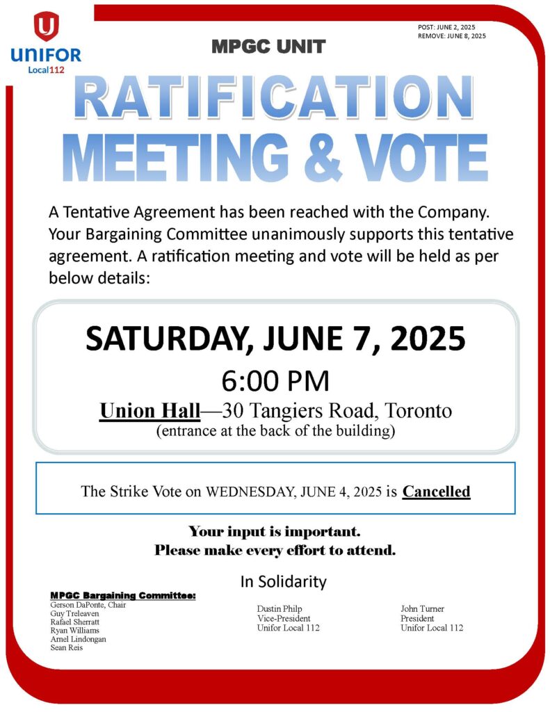 MPGC RATIFICATION VOTE MEETING JUNE 2, 2025