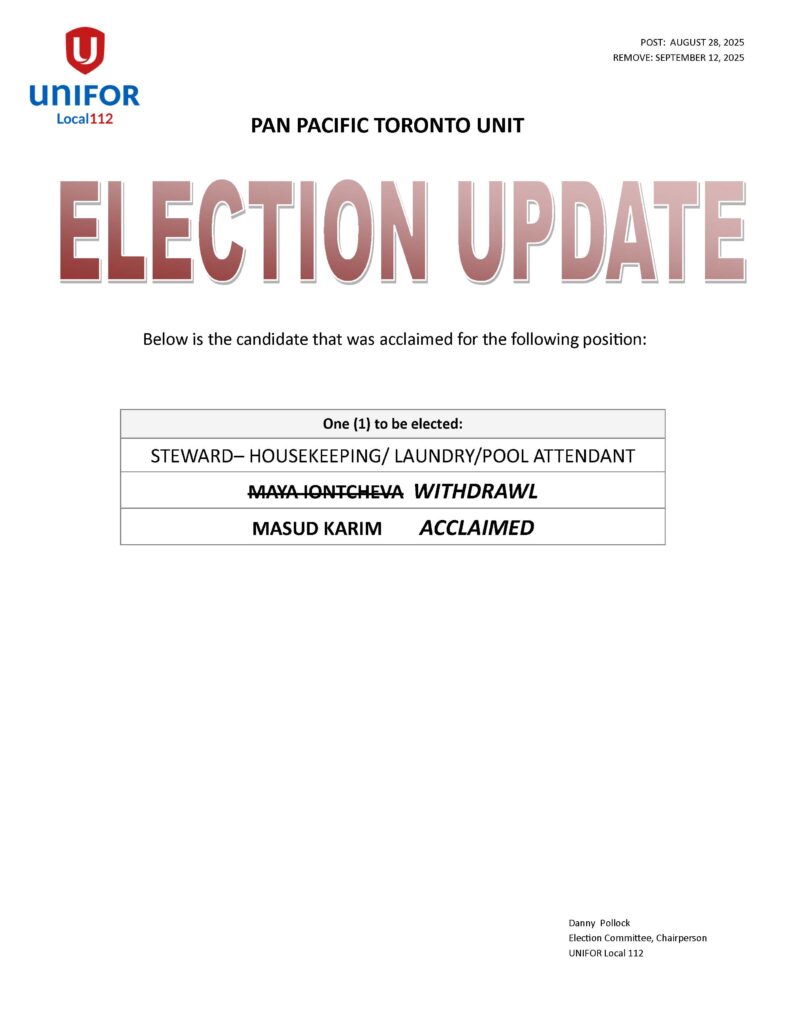 PPT ELECTION UPDATE AUGUST 28, 2025