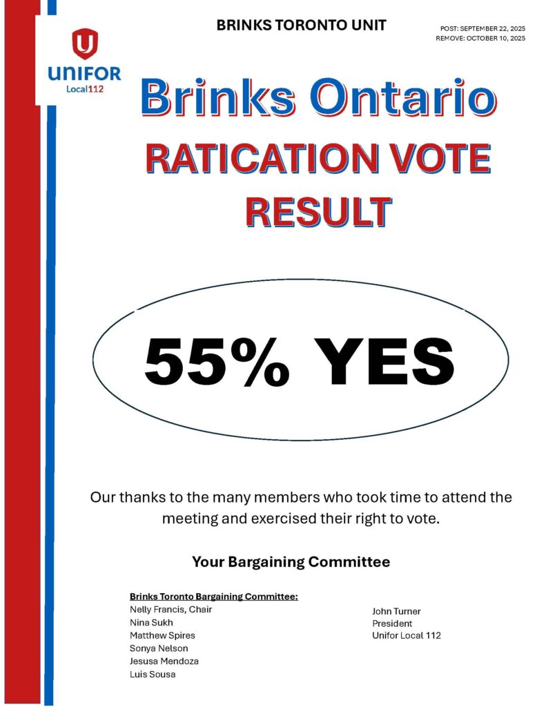 BT RATIFICATION VOTE RESULT NOTICE SEP. 22 2025 BT RATIFICATION VOTE RESULT NOTICE SEP. 22 2025