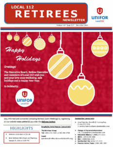 RETIREES NEWSLETTER DECEMBER 2025