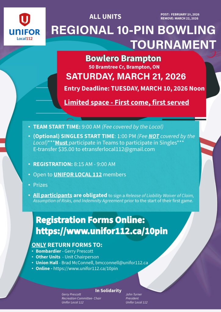 2026 REGIONAL 10 PIN BOWLING TOURNAMENT