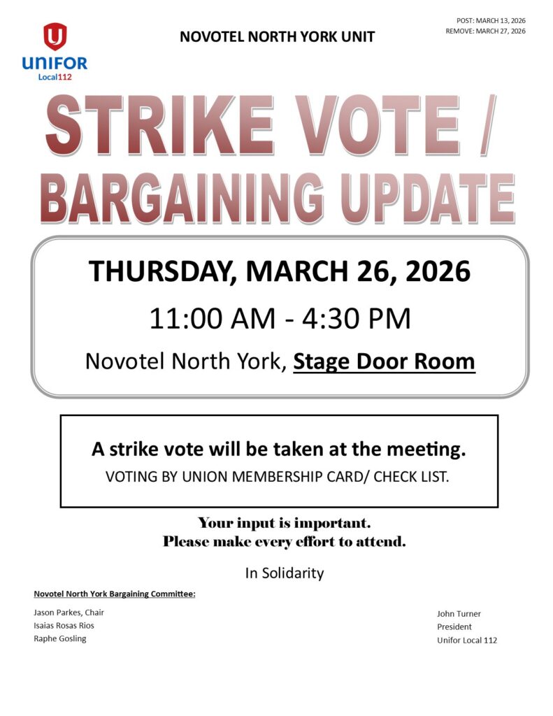 NNY STRIKE VOTE MEETING