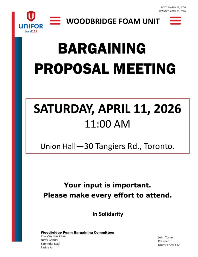WF BARGAINING PROPOSAL MEETING