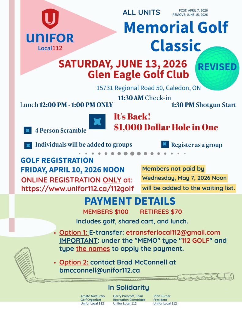 2026 MEMORIAL GOLF CLASSIC