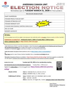 AC ELECTION NOTICE REVISED APRIL 6, 2026