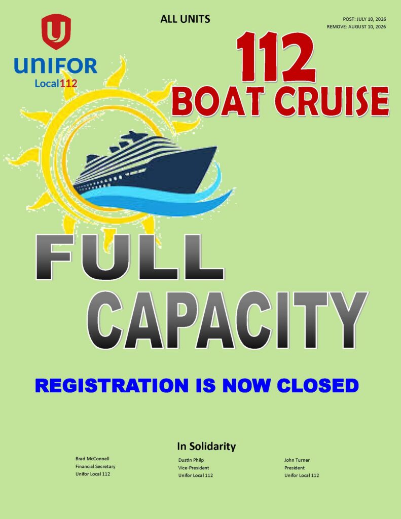 FULL CAPACITY 112 BOAT CRUISE 2026