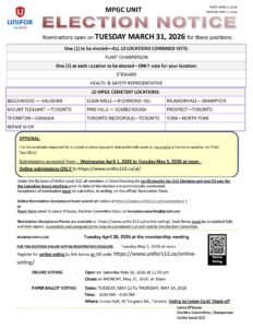 MPGC ELECTION NOTICE