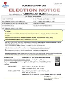 WF ELECTION NOTICE