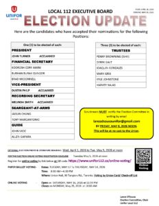 XB 2026 ELECTION UPDATE