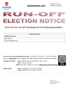 BA 2026 RUN OFF ELECTION NOTICE