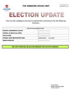 TAH 2026 ELECTION UPDATE