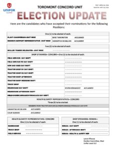 TC 2026 ELECTION UPDATE