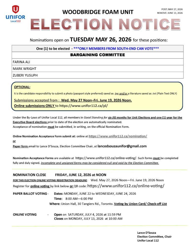 WF BC 2026 ELECTION NOTICE