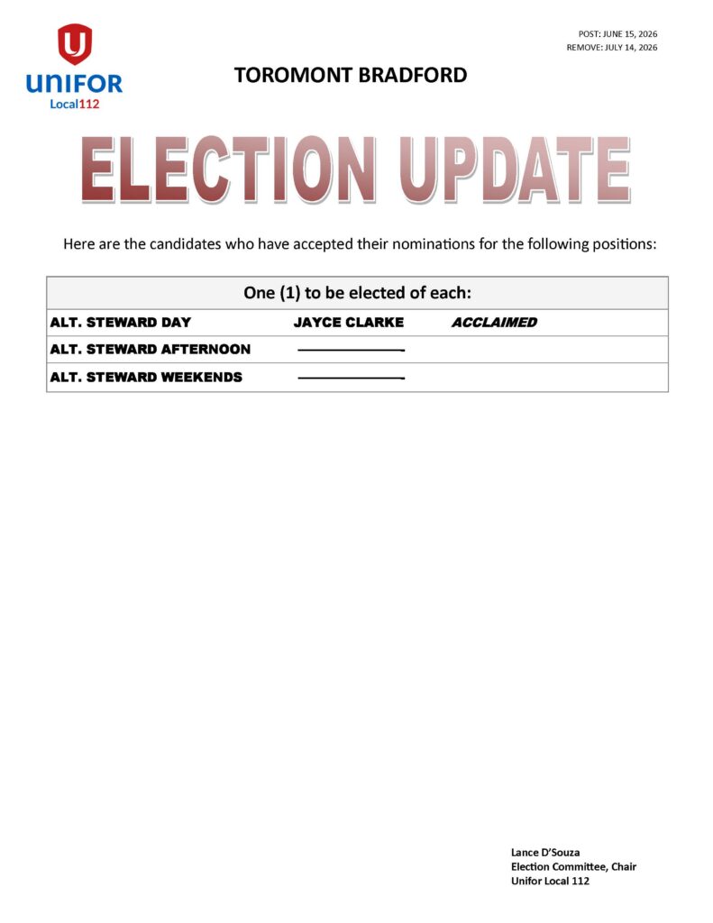 TB 2026 BC ELECTION UPDATE