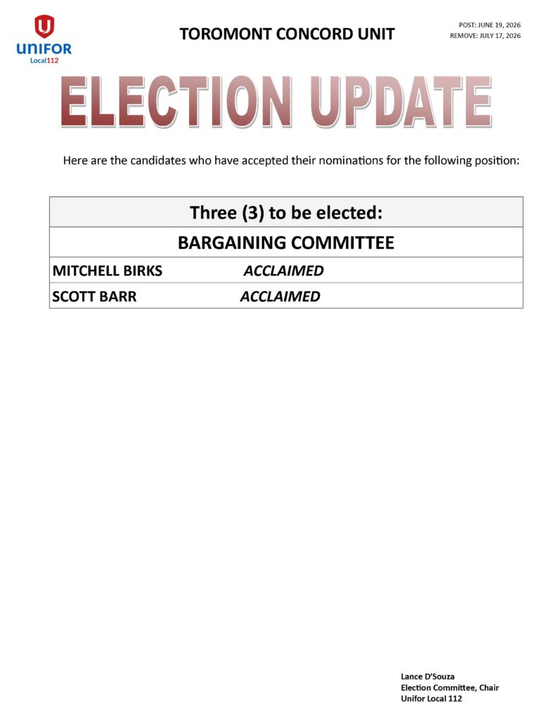 TC 2026 BC ELECTION UPDATE