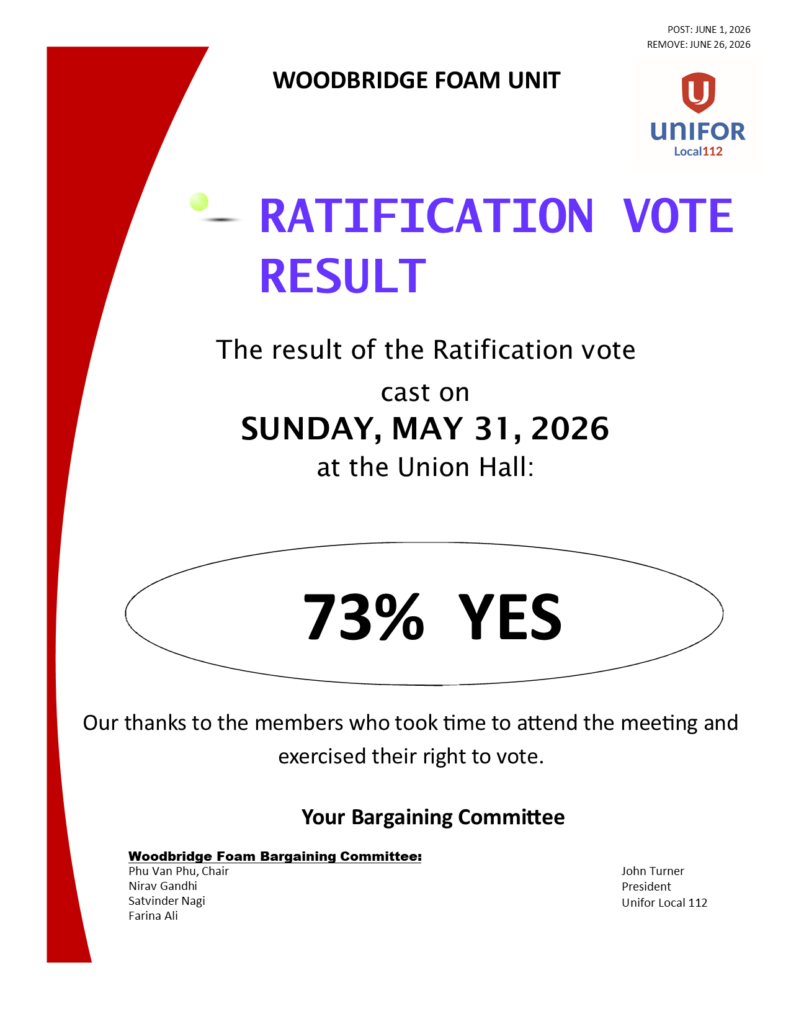 WF RATIFICATION VOTE RESULT MAY 31, 2026