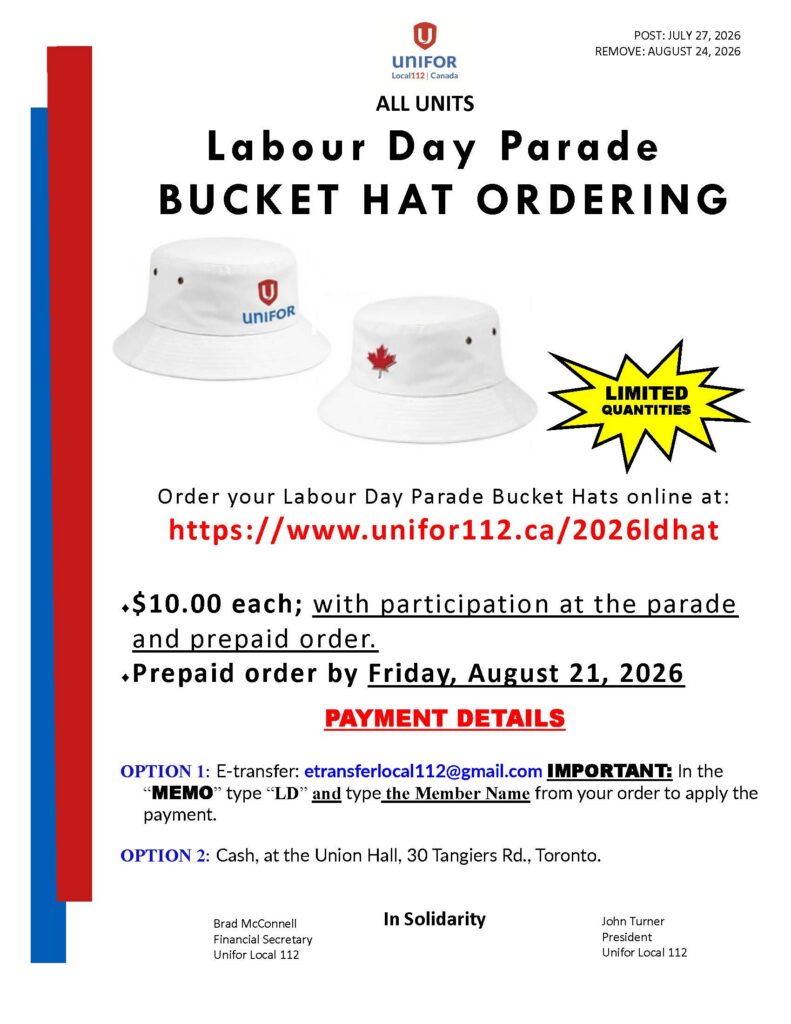 Labour Day 2026 LD Bucket Hats